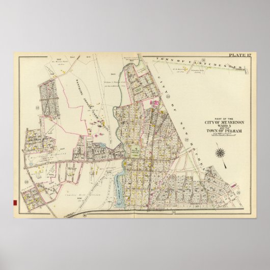 Vernon ward 5, Pelham, New York Poster (Vorne)