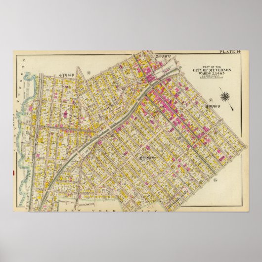 Vernon wards 2-5, New York Poster (Vorne)