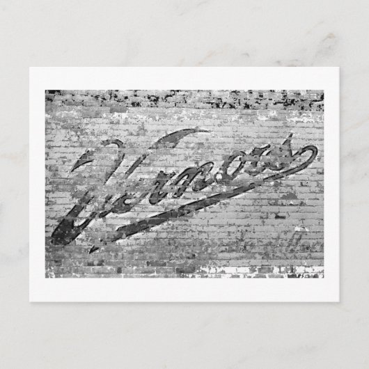 Vernors Wall Ann Arbor, Michigan Postkarte (Vorderseite)