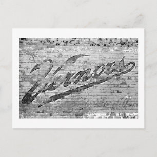 Vernors Wand Ann Arbor, Michigan Postkarte