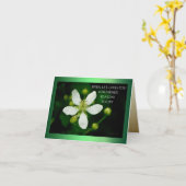 Vernunft ist ein Lächeln Karte (Gelbe Blume)