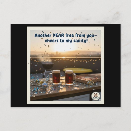 Vernunft (m) feiertagspostkarte (Vorderseite)