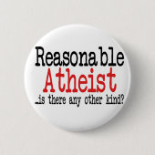 vernünftiger Atheist Button (Vorderseite)