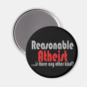 vernünftiger Atheist Magnet (Vorderseite/Rückseite)