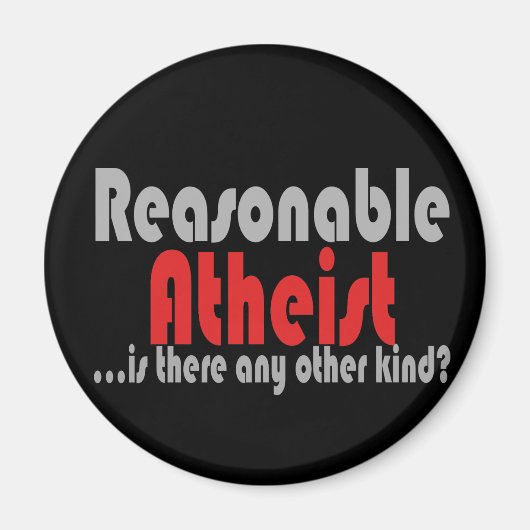 vernünftiger Atheist Magnet (Vorne)