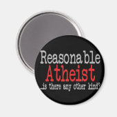 vernünftiger Atheist Magnet (Vorderseite/Rückseite)
