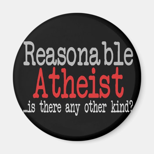 vernünftiger Atheist Magnet (Vorne)