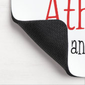 vernünftiger Atheist Mousepad (Ecke)