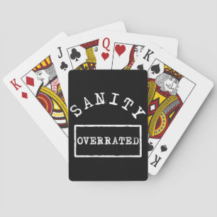 Vernunfts-überbewertete riesige Spielkarten