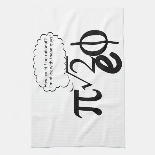 Vernunftwidrige Freunde Geschirrtuch (Vertikal)