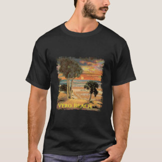 Vero Beach Fl Palmenstrand-Stil T-Shirt