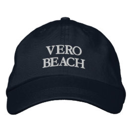 Vero Beach Florida bestickt mit Baseballhut Bestickte Baseballkappe