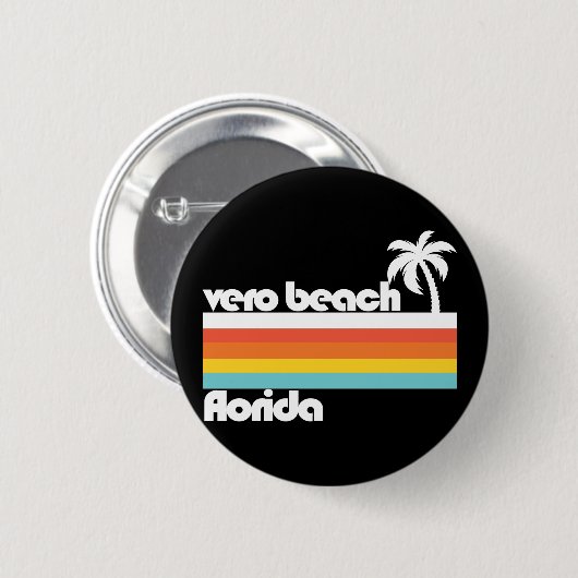 Vero Beach Florida Button (Vorne & Hinten)