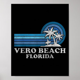 Vero Beach Florida Familien-Sommerurlaub Vintage Poster