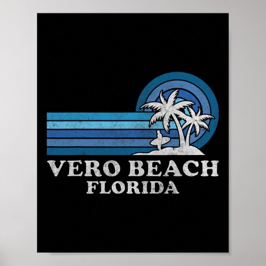 Vero Beach Florida Familienurlaub Vintag Poster (Vorne)