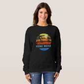 Vero Beach Florida Fl Beach Zero Beach Bum Sweatshirt (Vorne ganz)