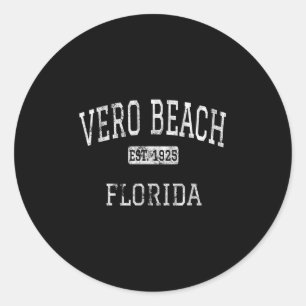 Vero Beach Florida Fl Vintage Runder Aufkleber