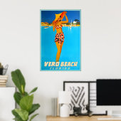 Vero Beach Florida Indian River County Reise Poster (Heimbüro)