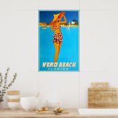Vero Beach Florida Indian River County Reise Poster (Küche)