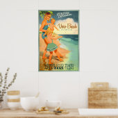 VERO BEACH Florida Indian River County Reise Poster (Küche)