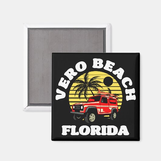 Vero Beach, Florida Magnet (Vorderseite/Rückseite)