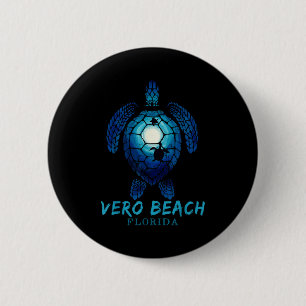 Vero Beach Florida Meeresschildkröten Strand Liebh Button