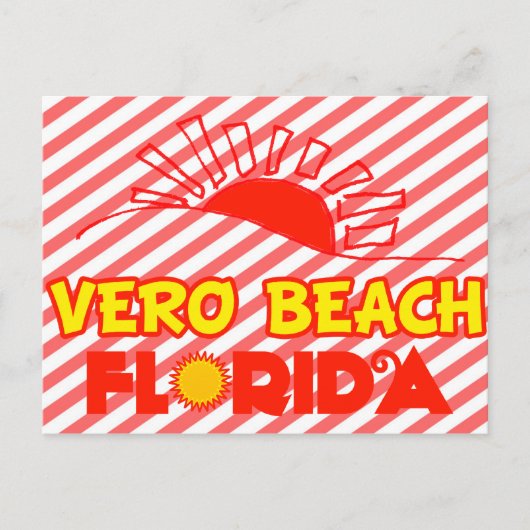 Vero Beach, Florida Postkarte (Vorderseite)