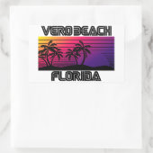 Vero Beach Florida Rechteckiger Aufkleber (Tasche)