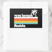 Vero Beach Florida Rechteckiger Aufkleber (Tasche)