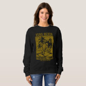 Vero Beach Florida Retro Distressed Style Souvenir Sweatshirt (Vorne ganz)