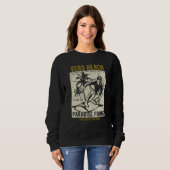Vero Beach Florida Retro Distressed Style Souvenir Sweatshirt (Vorne ganz)