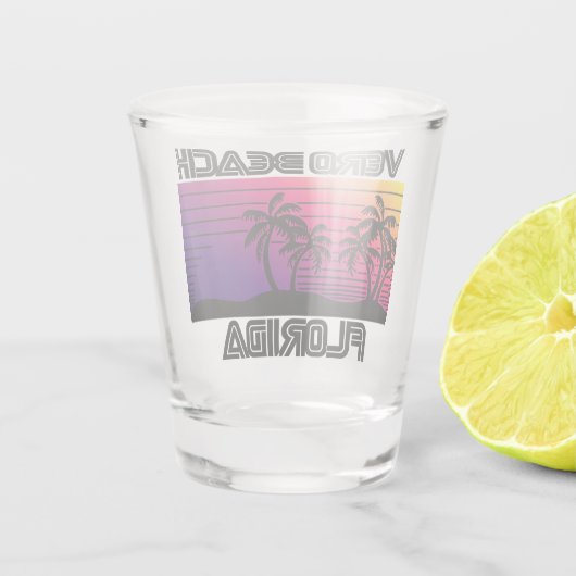 Vero Beach Florida Schnapsglas (Rückseite)