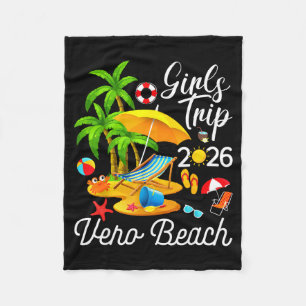 Vero Beach Florida Sommer Tropical Kunst Fleecedecke