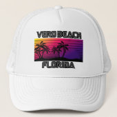 Vero Beach Florida Truckerkappe (Vorderseite)