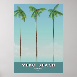Vero Beach Florida Vintage Reiseplakat Poster