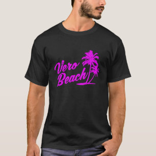 Vero Beach Florida Vintage Retro abgenutzt Andenke T-Shirt
