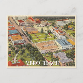 Vero Beach, Florida, Vintages Stadtzentrum Postkarte