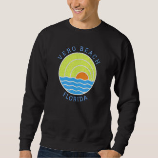 Vero Beach Retro Sunset Sweatshirt