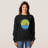 Vero Beach Retro Sunset Sweatshirt (Vorne ganz)