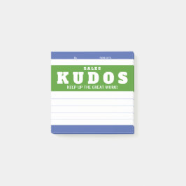 Veröffentlichen Sie die Auszeichnung "kudos Sales Post-it Klebezettel