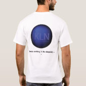 Veröffentlichendes KLN, LLC T-Shirt (Rückseite)