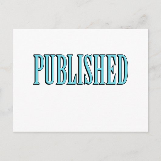 Veröffentlicht Postkarte (Vorderseite)