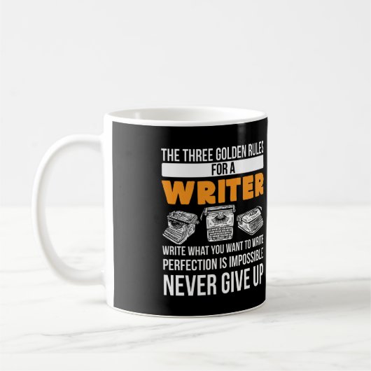 Veröffentlichter Autor: Die drei goldenen Regeln Kaffeetasse (Links)