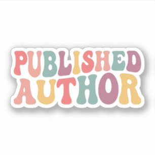 Veröffentlichter Autor, Veröffentlichter Autor, ne Aufkleber