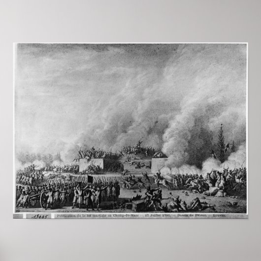 Veröffentlichung des Kriegsrechts im Poster (Vorne)