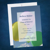 Veröffentlichung von Memorial Balloon Einladung