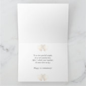 Veröffentlichung zum ersten Jahrestag Karte (Innenseite)