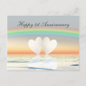 Veröffentlichung zum ersten Jahrestag Postkarte (Vorderseite)