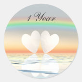 Veröffentlichung zum ersten Jahrestag Runder Aufkleber (Vorderseite)