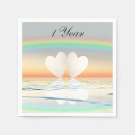 Veröffentlichung zum ersten Jahrestag Serviette